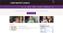 Desktop Screenshot of firstbaptisttopeka.org