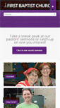 Mobile Screenshot of firstbaptisttopeka.org
